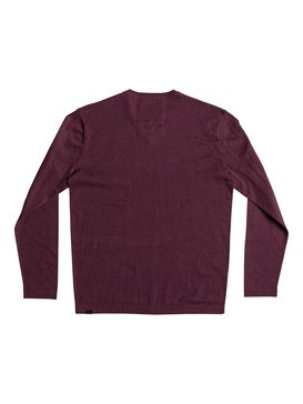 quiksilver, Everyday Kelvin - Sweatshirt mit V-Ausschnitt, VINEYARD WINE HEATHER (rsch) Everyday Kelvin - V-Neck Sweatshirt EQYSW03141