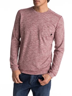 quiksilver, Lindow Sweatshirt, POMEGRANATE HEATHER (rzgh) Lindow - Sweatshirt EQYSW03142
