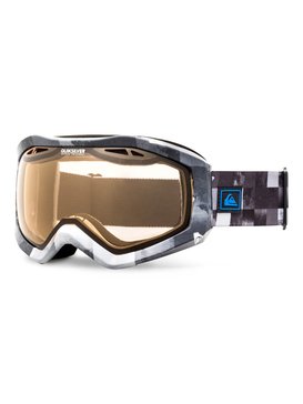 quiksilver, Fenom Art Series Bad Weather - Máscara de snowboard/esquí, BW ICEY CHECK (wbk8) Fenom Art Series Bad Weather - Snowboard/Ski Goggles EQYTG03040