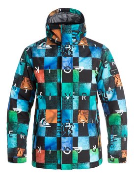 quiksilver, Mission Printed - Veste de snow, CHAKALAPAKI ORIGIN (byb8) Mission Printed - Snow Jacket EQYTJ03069