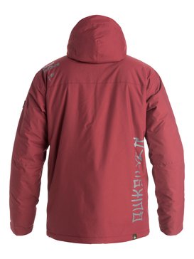 quiksilver, Mission Placed Art - Veste de snowboard « Coach », POMEGRANATE (rzg0) Mission Placed Art - Coach Snow Jacket EQYTJ03089
