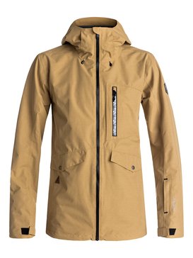 quiksilver, Black Alder 2L GORE-TEX® - Veste de snow, MUSTARD GOLD (ylm0) Black Alder 2L GORE-TEX® - Snow Jacket EQYTJ03113