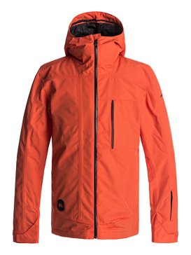 quiksilver, Sycamore - Veste de snow, MANDARIN RED (nms0) Sycamore - Snow Jacket EQYTJ03120