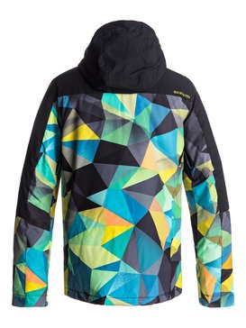 quiksilver, Mission Block - Veste de snow, VALLARTA BLUE GEO SPRAY (byh6) Mission Block - Snow Jacket EQYTJ03126