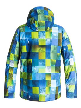 quiksilver, Mission - Veste de snow, BLUE SULPHUR ICEY CHECK (ggp9) Mission - Snow Jacket EQYTJ03128