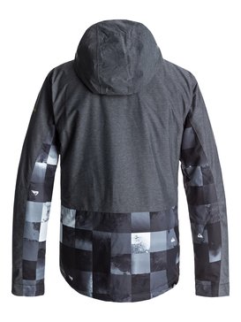 quiksilver, Mission Plus - Veste de snow, BW ICEY CHECK (wbk8) Mission Plus - Snow Jacket EQYTJ03134