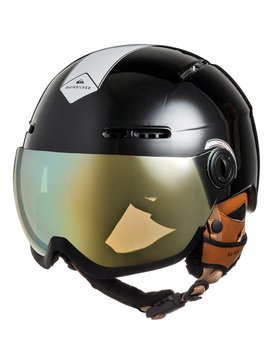 quiksilver, Foenix - Casque de snowboard avec masque visière intégré, BLACK (kvj0) Foenix - Visor Lens Snowboard Helmet EQYTL03013