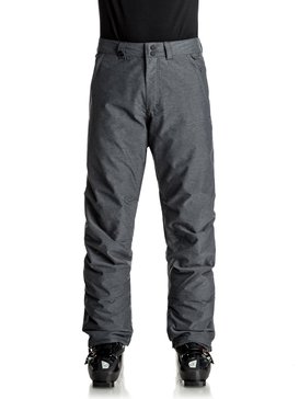 quiksilver, Estate - Pantalon de snow, BLACK HEATHER (kvjh) Estate - Snow Pants EQYTP03064