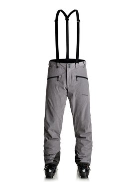 quiksilver, Boundry Plus - Pantalon de snow, GREY HEATHER (kpgh) Boundry Plus - Snow Pants EQYTP03077