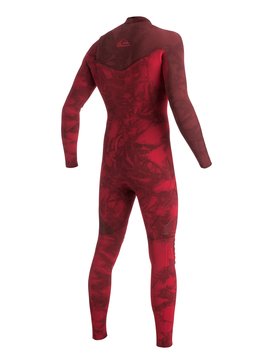 quiksilver, Highline Zipperless 3/2mm - Combinaison de surf intégrale sans zip, RACING RED (rqr0) Highline Zipperless 3/2mm - Zipperless Full Wetsuit EQYW103017