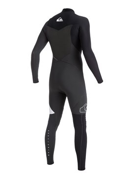 quiksilver, Highline Performance 3/2mm - Combinaison de surf intégrale zip poitrine, BLACK/WHITE (xkkw) Highline Performance 3/2mm - Chest Zip Full Wetsuit EQYW103019