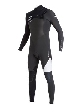 quiksilver, Highline Performance 3/2mm - Combinaison de surf intégrale zip poitrine, BLACK/WHITE (xkkw) Highline Performance 3/2mm - Chest Zip Full Wetsuit EQYW103019