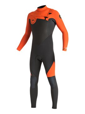 quiksilver, Syncro 4/3mm - Chest Zip Full Wetsuit, FLAME (nmj0) Syncro 4/3mm - Chest Zip Full Wetsuit EQYW103026