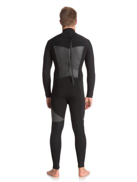 quiksilver, 4/3mm Syncro Series Back Zip GBS - Combinaison de surf intégrale, BLACK/ BLACK/ JET BLACK (xkkk) 4/3mm Syncro Series Back Zip GBS - Full Wetsuit EQYW103041