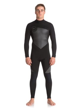 quiksilver, 4/3mm Syncro Series Back Zip GBS - Combinaison de surf intégrale, BLACK/ BLACK/ JET BLACK (xkkk) 4/3mm Syncro Series Back Zip GBS - Full Wetsuit EQYW103041