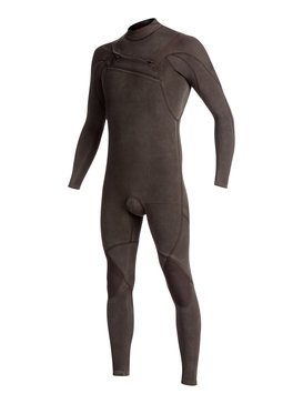 quiksilver, 4/3mm Quiksilver Originals Monochrome - Combinaison de surf intégrale, SEAL BROWN (ktq0) 4/3 Q.O. MONOCHROM AZIP GBS EQYW103052
