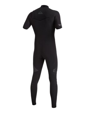 quiksilver, Highline Zipperless 2/2mm - Combinaison de surf intégrale sans zip à manches courtes, BLACK (kvj0) Highline Zipperless 2/2mm - Zipperless Short Sleeve Full Wetsuit EQYW303000