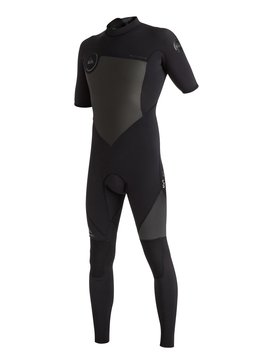 quiksilver, Syncro 2/2mm - Combinaison à manches courtes, BLACK (kvj0) Syncro 2/2mm - Short Sleeve Fullsuit EQYW303003