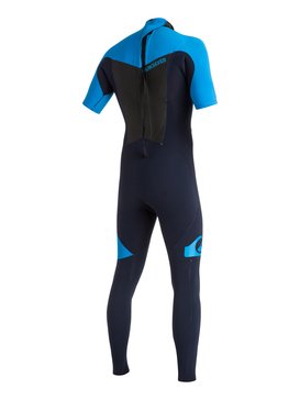 quiksilver, Syncro 2/2mm - Combinaison à manches courtes, NAVY BLAZER (byj0) Syncro 2/2mm - Short Sleeve Fullsuit EQYW303003