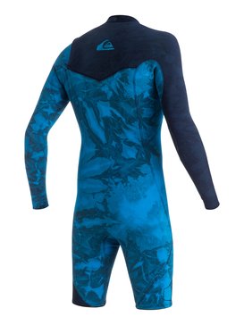 quiksilver, Highline Zipperless 2/2mm - Springsuit sans zip manches longues, NAVY BLAZER (byj0) Highline Zipperless 2/2mm - Zipperless Long Sleeve Springsuit EQYW403001