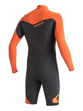 quiksilver, Syncro 2/2mm - Springsuit manches longues zip poitrine, FLAME (nmj0) Syncro 2/2mm - Chest Zip Long Sleeve Springsuit EQYW403002