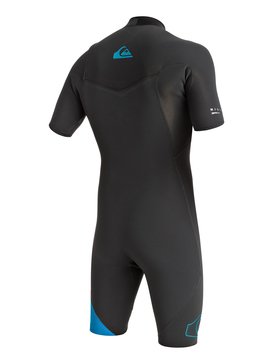 quiksilver, Highline Zipperless 2/2mm - Springsuit sans zip, GRAPHITE/ CYAN (xkkb) Highline Zipperless 2/2mm - Zipperless Springsuit EQYW503000