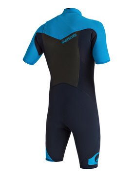 quiksilver, Syncro 2/2mm - Traje De Surf Primavera Con Cremallera En El Pecho, NAVY BLAZER (byj0) Syncro 2/2mm - Chest Zip Springsuit EQYW503001
