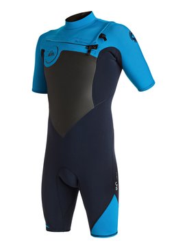 quiksilver, Syncro 2/2mm - Traje De Surf Primavera Con Cremallera En El Pecho, NAVY BLAZER (byj0) Syncro 2/2mm - Chest Zip Springsuit EQYW503001
