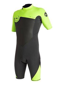 quiksilver, Traje Húmero Corto con Cremallera en la espalda Syncro 2/2mm Springsuit, SAFTEY YELLOW (ggp0) Syncro 2/2mm - Back Zip Springsuit EQYW503002