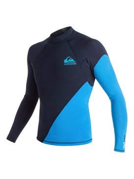 quiksilver, Syncro New Wave 1mm - Top manches longues en néoprène, NAVY BLAZER (byj0) Syncro New Wave 1mm - Long Sleeve Neo Top EQYW803004