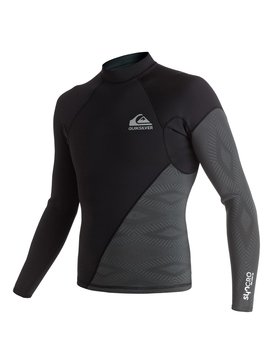quiksilver, Syncro New Wave 1mm - Top manches longues en néoprène, BLACK (kvj0) Syncro New Wave 1mm - Long Sleeve Neo Top EQYW803004