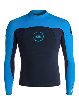 quiksilver, Syncro 1mm - Top manches longues en néoprène, NAVY BLAZER (byj0) Syncro 1mm - Long Sleeve Neo Top EQYW803005