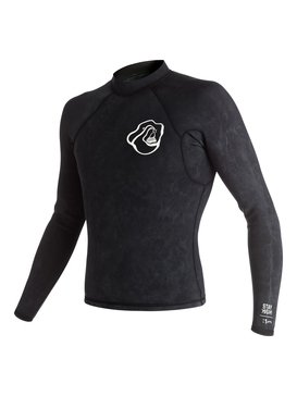 quiksilver, High Dye 1mm - Top manches longues en néoprène, BLACK (kvj0) High Dye 1mm - Long Sleeve Neo Top EQYW803006