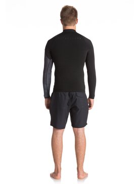 quiksilver, 1mm Syncro Series New Wave - Haut de combinaison de surf, BLACK/ JET BLACK (xkkk) 1.0 SYNCRO SER LS NEWWAV JKT B EQYW803007