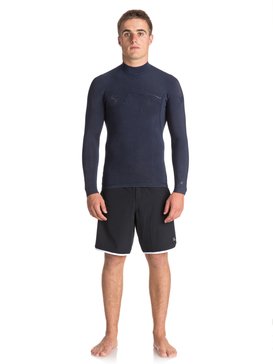 quiksilver, 1.5mm Quiksilver Originals Monochrome - Haut de combinaison de surf, NAVY (bte0) 1.5 Q.O. MONOCHROM LS JKT B-LC EQYW803010