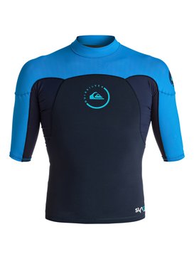 quiksilver, Syncro 1mm - Haut en néoprène, NAVY BLAZER (byj0) Syncro 1mm - Neoprene Top EQYW903002