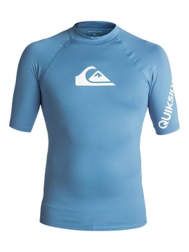 quiksilver, All Time - Licra de Manga Corta con Protección Solar UPF 50, CENDRE BLUE (bll0) ALL TIME SS EQYWR03033