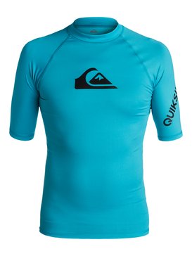 quiksilver, All Time - Licra de Manga Corta con Protección Solar UPF 50, BLUE DANUBE (bms0) ALL TIME SS EQYWR03033