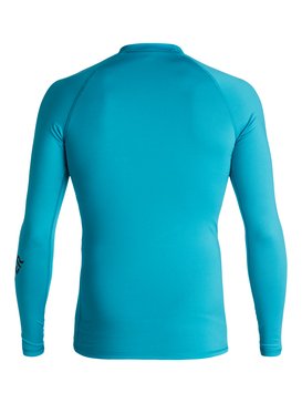 quiksilver, All Time - Lycra à manches longues anti-UV, BLUE DANUBE (bms0) All Time - Long Sleeve UPF 50 Rash Vest EQYWR03034