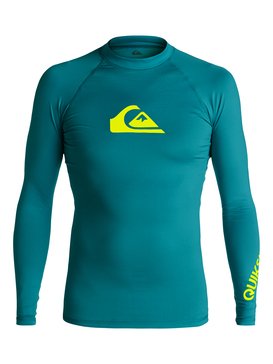 quiksilver, All Time - Licra de Manga Larga con Protección Solar UPF 50, MOROCCO BLUE (bsg0) ALL TIME LS EQYWR03034