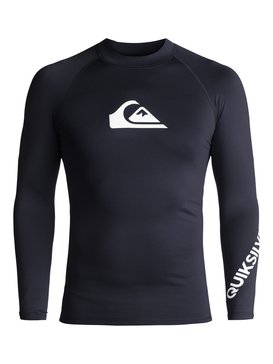 quiksilver, All Time - Licra de Manga Larga con Protección Solar UPF 50, NAVY BLAZER (byj0) All Time - Long Sleeve UPF 50 Rash Vest EQYWR03034