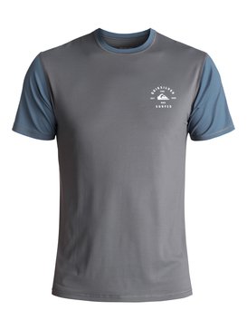 quiksilver, Colour Blocked Surf - Camiseta de Surf Anfibia con Protección Solar UPF 50, IRON GATE (kzm0) Colour Blocked Surf - Amphibian UPF 50 Surf T-Shirt EQYWR03089