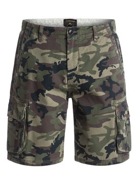 quiksilver, Everyday Deluxe 21" - Short cargo, DELUXE CAMOFLAGE (gpb6) Everyday Deluxe 21" - Cargo Shorts EQYWS03250