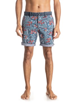 quiksilver, Paradise Point - Short en sergé, INDIAN TEAL (bqk0) Paradise Point - Chino Shorts EQYWS03327