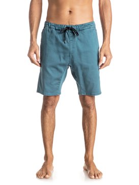 quiksilver, Fonic 19" - Pantalon de jogging en sergé, INDIAN TEAL (bqk0) FONIC SHORT EQYWS03337