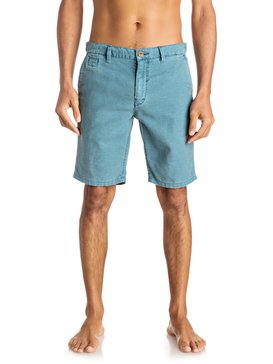 quiksilver, Greenwood Cutty - Short en sergé, INDIAN TEAL (bqk0) Greenwood Cutty - Chino Shorts EQYWS03358