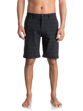 quiksilver, Union Amphibian 21" Amphibian Shorts, BLACK (kvj0) UNION PLAID AMPHIBIAN 21 EQYWS03431