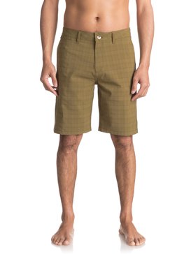 quiksilver, Union Amphibian 21" Amphibian Shorts, ELMWOOD (tmp0) UNION PLAID AMPHIBIAN 21 EQYWS03431