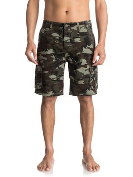 quiksilver, Everyday Deluxe Cargo Shorts, CAMO DELUXE (gpb6) EVERYDAY DELUXE EQYWS03454