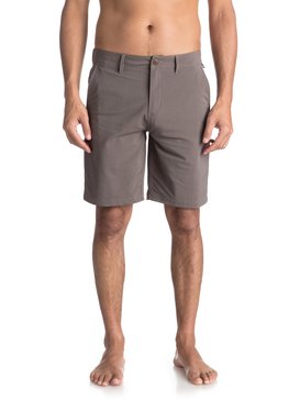 quiksilver, Transit Twill 20" Amphibian Shorts, CHOCOLATE BROWN (csd0) Transit Twill Amphibian 20" - Amphibian Shorts EQYWS03494